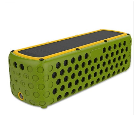 Solar charging wireless Bluetooth speaker overweight subwoofer mobile phone outdoor riding camping mini stereo portable car home desktop computer steel gun portable player Solar charging wireless Bluetooth speaker overweight subwoofer mobile phone outdoor riding camping mini stereo portable car home desktop computer steel gun portable player
